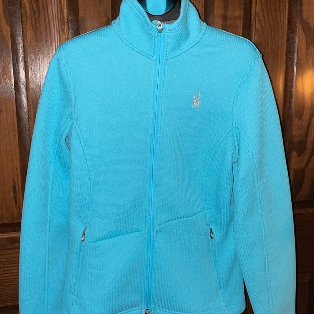 Spyder Core Jacket Women Size L
Size Excellent Condition   Aqua Blue